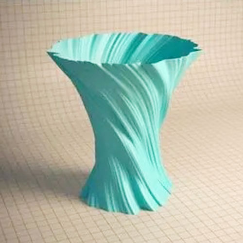 簡(jiǎn)易扭曲花瓶3d打印模型
